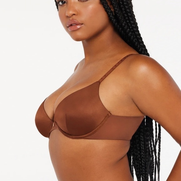 Savage X Fenty Core Microfiber Unlined Bra Brown Sugar Nude - 32A - Picture 3 of 8